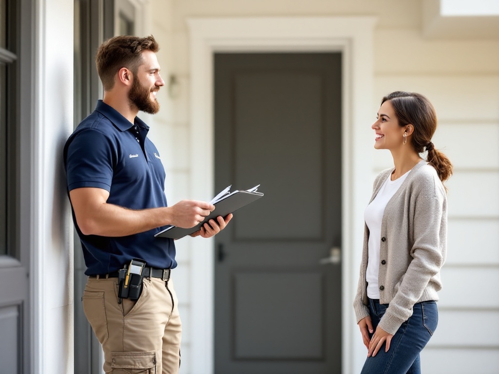 Pest Control Technician Performing Pest Control in Las Cruces, NM